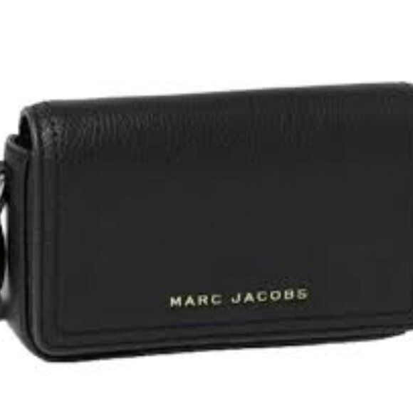 Marc Jacobs Black Crossbody Lather  Bag Sleek Design - Picture 2 of 8